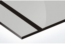 argintiu lucios/negru 1.6 mm argintiu lucios/negru 1.6 mm
